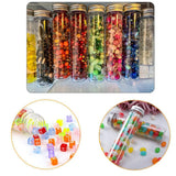15Pcs 110Ml Plastic Test Tubes with Screw Caps for Beans