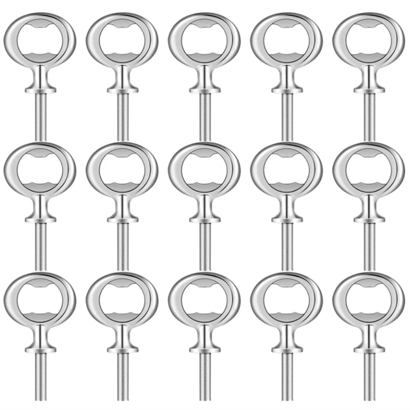 15Pcs Christmas Bottle Opener DIY Craft Beer Blank Bottle Opener