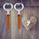 15Pcs Christmas Bottle Opener DIY Craft Beer Blank Bottle Opener