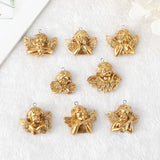 15Pcs Resin Cupid Angel Charms Baby Face Crafts Flatback for Necklace Earring