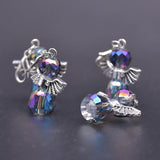 15Pcs Vintage Mixed Angel Wings Beads Charms Pendant Women Jewelry