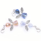 15Pcs Vintage Mixed Angel Wings Beads Charms Pendant Women Jewelry
