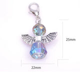 15Pcs Vintage Mixed Angel Wings Beads Charms Pendant Women Jewelry