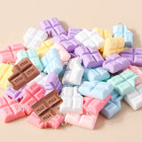 15Pcs Resin Chocolate Charm Dessert Food Charms for Jewelry Making