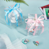 15Pcs Rectangle PVC Box Gift Packing Jewelry Display Waterproof Clear Plastic