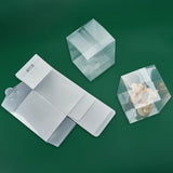 15Pcs Rectangle PVC Box Gift Packing Jewelry Display Waterproof Clear Plastic