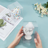 15Pcs Rectangle PVC Box Gift Packing Jewelry Display Waterproof Clear Plastic