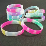 15Pcs Skull Silicone Bracelets Star Wristband Halloween Decoration