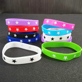 15Pcs Skull Silicone Bracelets Star Wristband Halloween Decoration