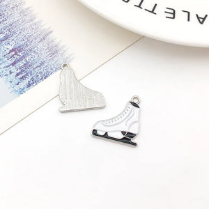 15Pcs Mixed Enamel Christmas Charms DIY Jewelry Making Supplies