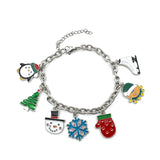 15Pcs Mixed Enamel Christmas Charms DIY Jewelry Making Supplies