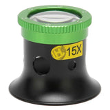 15X Eye Loupe Aluminum Alloy Monocular Magnifying Glass Sapphire Lens