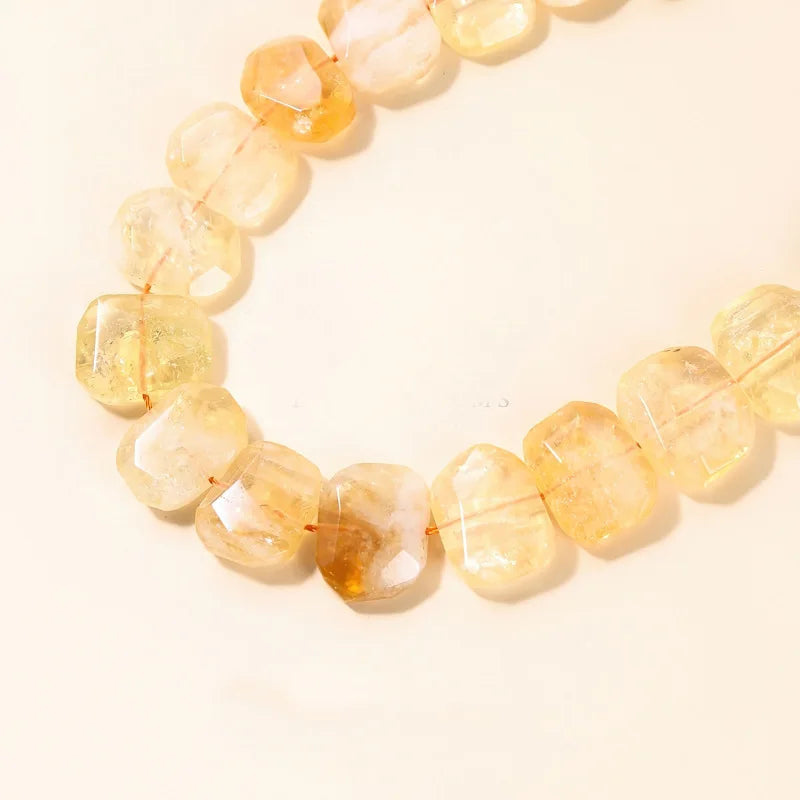 15X19mm Multicolor Crystal Stone Irregular Faceted DIY Loose Beads