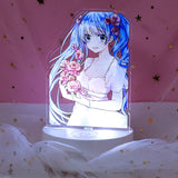 Custom Acrylic LED Standee Printing Cartoon Anime Logo Light Stand