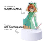 Custom Acrylic LED Standee Printing Cartoon Anime Logo Light Stand