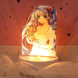 Custom Acrylic LED Standee Printing Cartoon Anime Logo Light Stand
