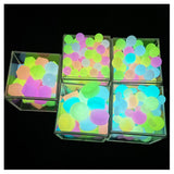 15mm 100pcs/lot Luminous Silicone Beads Hexagonal Mickey Glow-In-The-Dark
