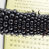Natural Ebony Wood Beads Bracelet For Women & Men