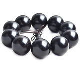 Natural Ebony Wood Beads Bracelet For Women & Men