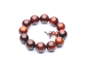 Rosewood Big Beads Vintage Wooden Bracelet Stretch Bracelets For Men