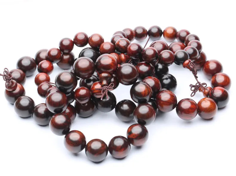 Rosewood Big Beads Vintage Wooden Bracelet Stretch Bracelets For Men