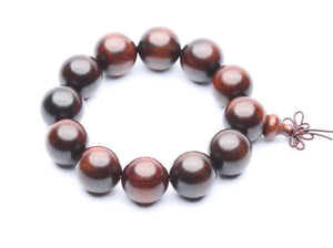 Rosewood Big Beads Vintage Wooden Bracelet Stretch Bracelets For Men