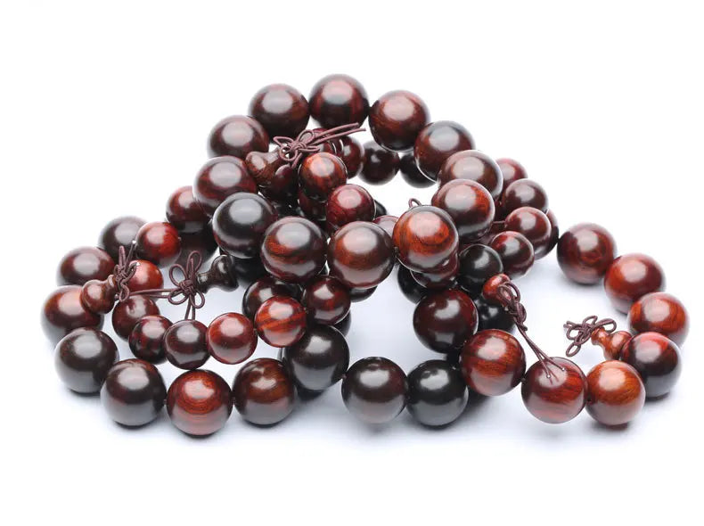 Rosewood Big Beads Vintage Wooden Bracelet Stretch Bracelets For Men