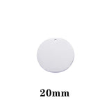 Stainless Steel Pet Disc, 15-20mm, No Engraving
