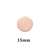 Stainless Steel Pet Disc, 15-20mm, No Engraving