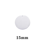 Stainless Steel Pet Disc, 15-20mm, No Engraving