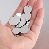 Stainless Steel Pet Disc, 15-20mm, No Engraving