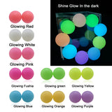 15mm 20pcs Luminous Beads Baby Teething Glow In The Dark Silicone Loose Beads DI