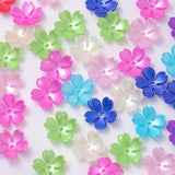 15mm 50g Acrylic Blossom Loose Beads Pearl Flower DIY Jewelry