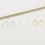 15mm 925 Sterling Silver Smooth Single Ring Earring Hooks for Jewelry Making