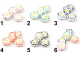 15mm Flower Ceramic Beads DIY Pendant for Jewelry Making