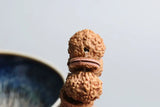 15mm Drum Rudraksha Beads & Oxhide Spacer Bracelet