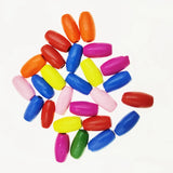 15mm Cartoon Colorful Wood Beads for DIY Girls Jewelry Making