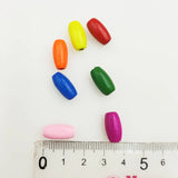 15mm Cartoon Colorful Wood Beads for DIY Girls Jewelry Making