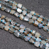 15mm Gray Labradorite Beads for Jewelry Making Bracelet Women Gift