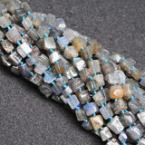 15mm Gray Labradorite Beads for Jewelry Making Bracelet Women Gift