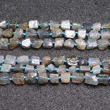 15mm Gray Labradorite Beads for Jewelry Making Bracelet Women Gift