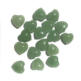 15mm Green Aventurine Heart Crystal Healing Stone Pendant