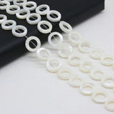15mm Natural Shell Mother-of-pearl Beads for Jewelry Making