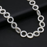 15mm Natural Shell Mother-of-pearl Beads for Jewelry Making