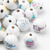 15mm Wood Beads St. Patrick's Day Easter Graduation Patriotic Wooden Beads