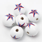 15mm Wood Beads St. Patrick's Day Easter Graduation Patriotic Wooden Beads