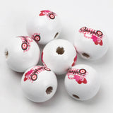 15mm Wood Beads St. Patrick's Day Easter Graduation Patriotic Wooden Beads