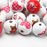 15mm Wood Beads St. Patrick's Day Easter Graduation Patriotic Wooden Beads