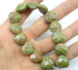 15mm Natural Stone Heart Beads for DIY Jewelry Making