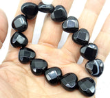 15mm Natural Stone Heart Beads for DIY Jewelry Making